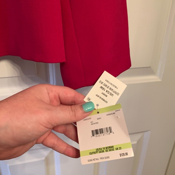 Kasper Blazer. Never worn. With tags. Dark pink. - Picture 2 of 3